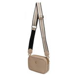 Alice Wheeler London "Mini Mayfair" Cross Body Bag - Stone