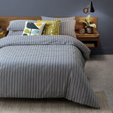 Orla Kiely Duvet Cover & Pillowcases - Tiny Stem Whale Blue