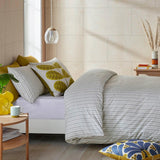 Orla Kiely Duvet Cover & Pillowcases - Tiny Stem Light Cool Grey