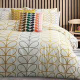 Orla Kiely Bedding - Trio Stem Ochre