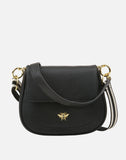 Alice Wheeler London Ascot Black Saddle Bag