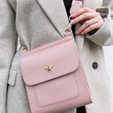 Alice Wheeler London Bloomsbury Pink Cross Body Bag