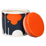 Orla Kiely Ceramic Storage Jar with Lid (1 Litre) - Ela Elephant