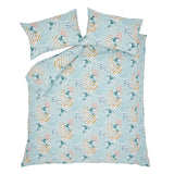 Fat Face Duvet Cover and Pillowcase Set - Paradise Parrot