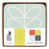 Orla Kiely Linear Stem Coasters - Set of 4