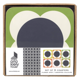 Orla Kiely Flower Spot Coasters - Set of 6