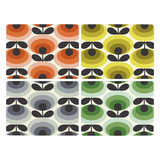 Orla Kiely 70s Oval Flower Placemats - Set of 4