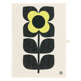 Orla Kiely Set of 2 Tea Towels - Scribble Square Flower Primrose