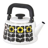 Orla Kiely Scribble Square Flower Kettle