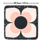 Orla Kiely Scribble Square Flower Coasters - Set of 6