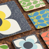 Orla Kiely Scribble Square Flower Placemats - Set of 6