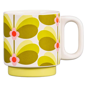 Orla Kiely Butterfly Stem Dandelion Stacking Mug