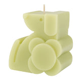 Orla Kiely Dog Moulded Scented Candle - Green Fig & Cedar Wood