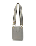 Alice Wheeler London Primrose Grey Phone Cross Body Bag