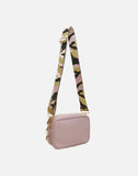 Alice Wheeler London Soho Pink Dual Compartment Camera Cross Body Bag