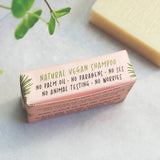 Paper Plane Lavender And Geranium 100% Natural Vegan Plastic Free Solid Shampoo