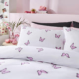 SkinnyDip London Pink Butterfly Duvet Cover Set